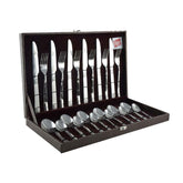 Lynex 24-Piece Cutlery Set - Silver